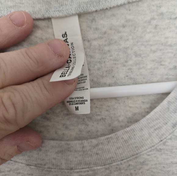 Bella Canvas Gray Short Sleeve Tee - Picture 2 of 3